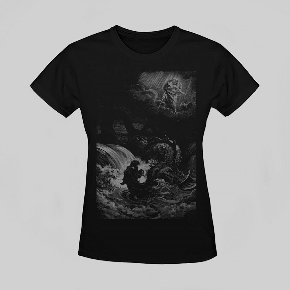LEVIATHAN, Gustave Dore illustration - T-shirt female fitted