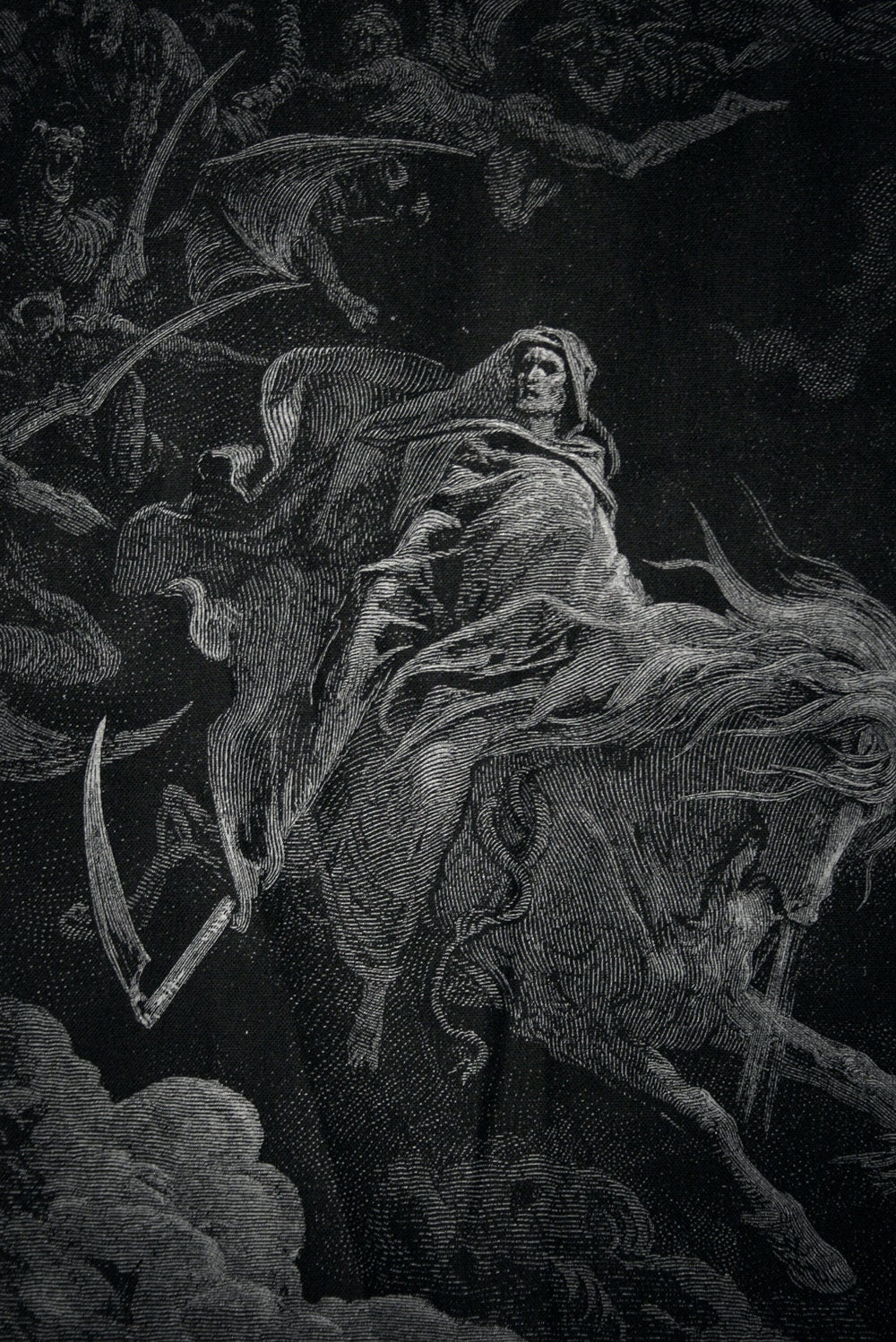 DEATH, Gustave Dore illustration - Tote bag
