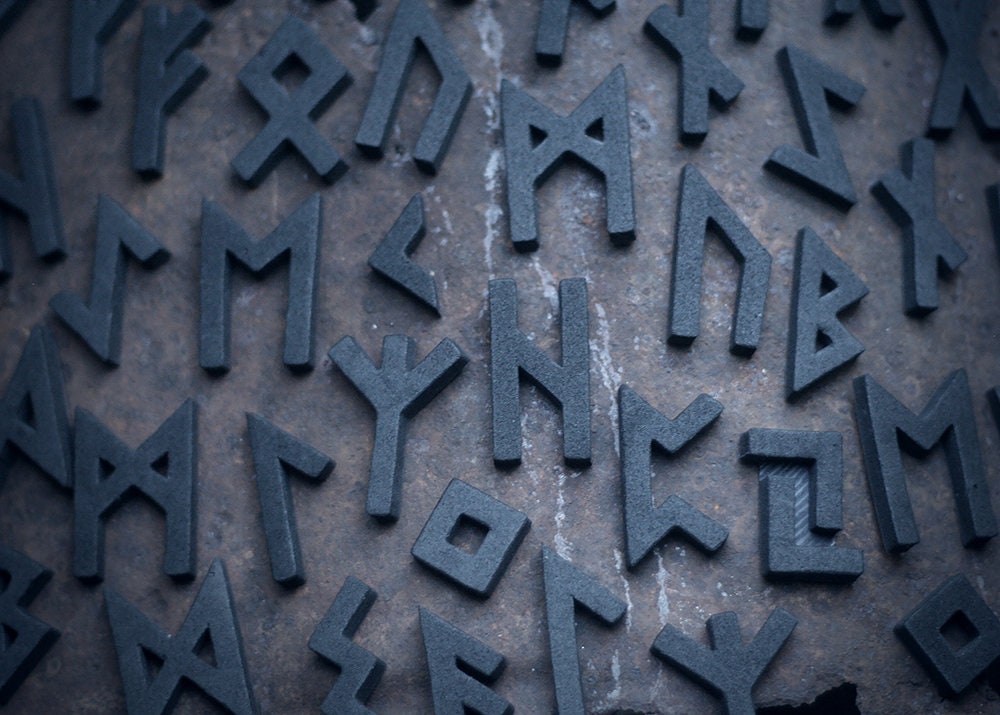 Elder Futhark Runes - fridge magnet pack