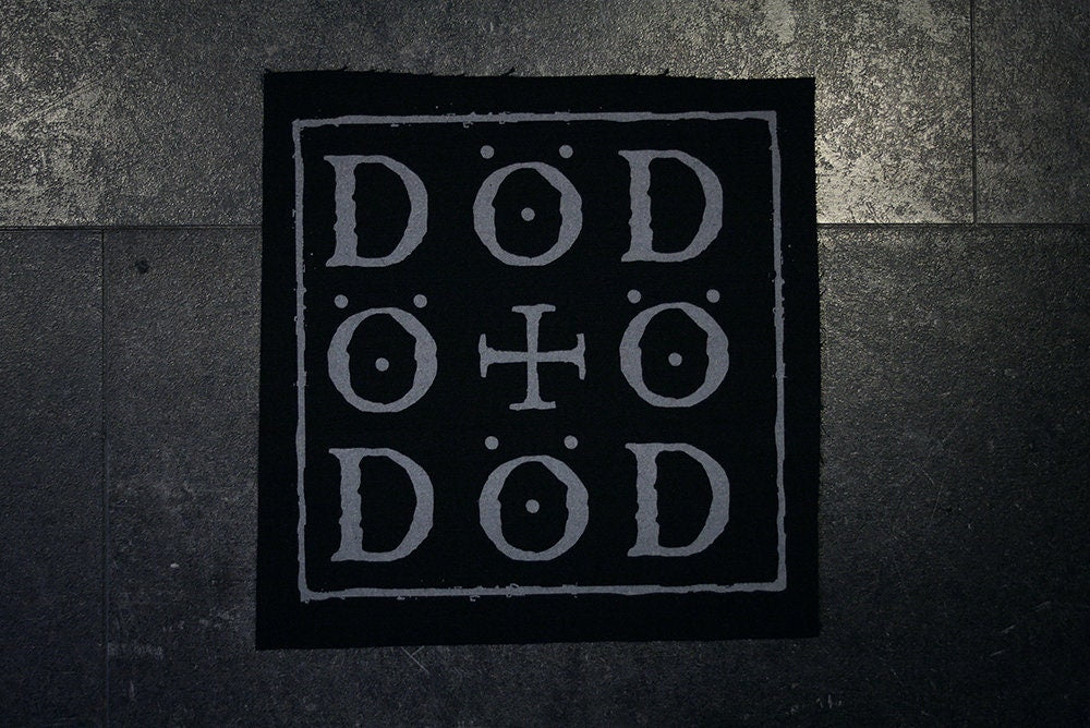 DÖD, Death palindrome - BACK PATCH