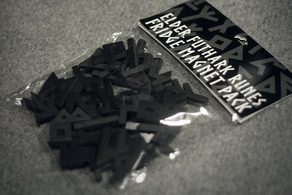 Elder Futhark Runes - fridge magnet pack