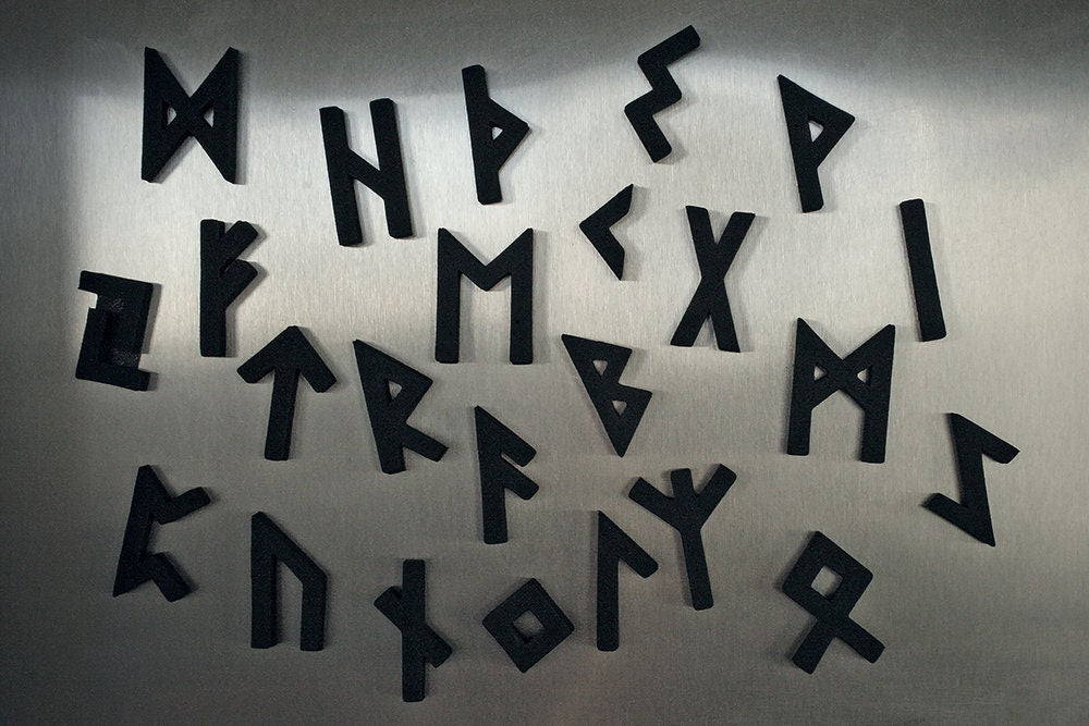 Elder Futhark Runes - fridge magnet pack