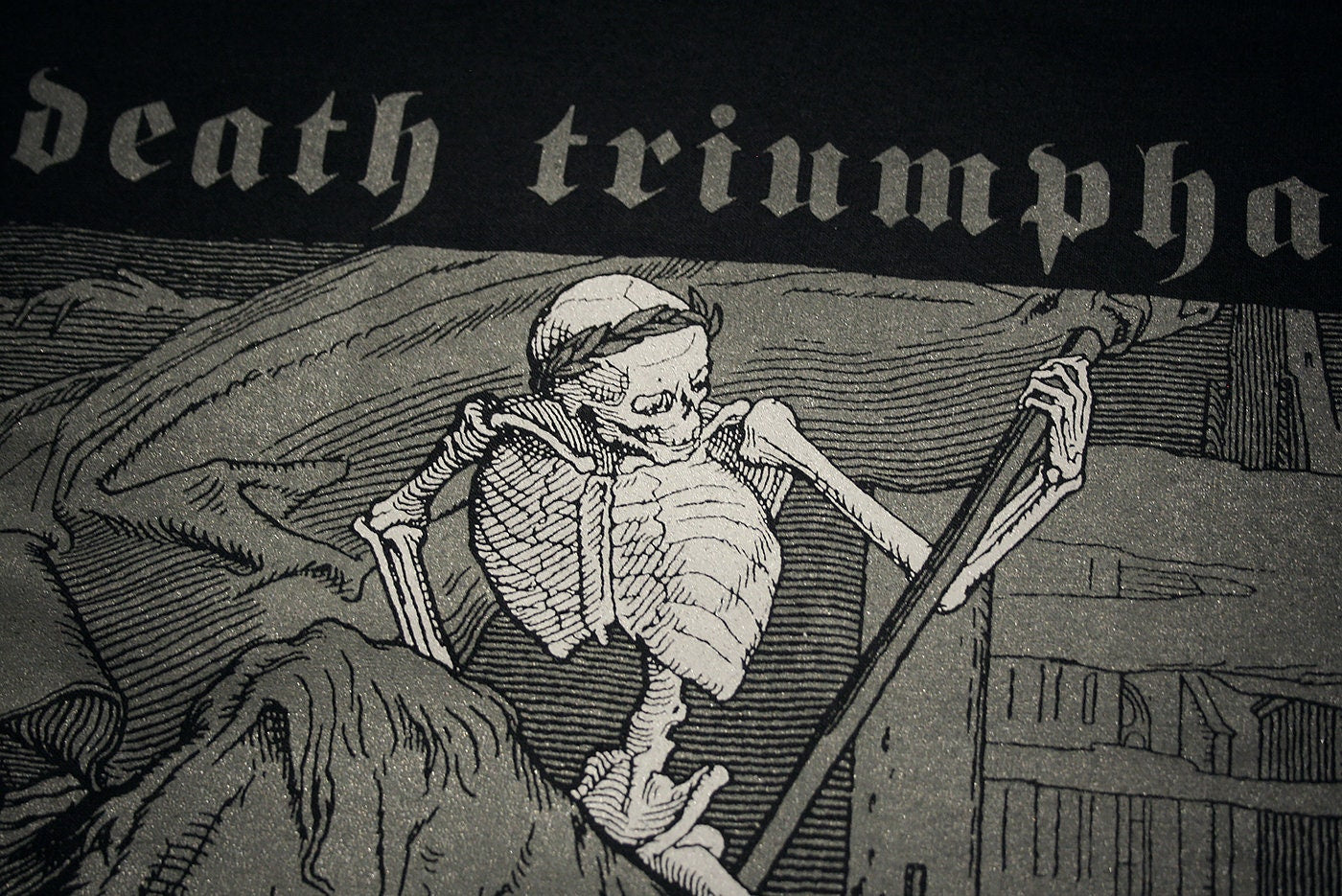 Triumph of Death / Death Triumphant by Alfred Rethel - T-shirt female fitted