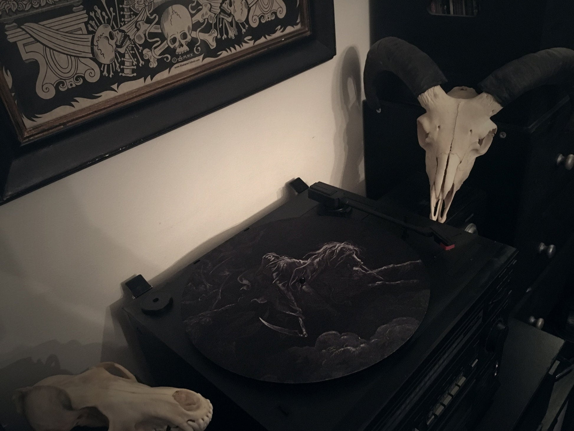 Death rides, Doré print - TURNTABLE SLIPMAT
