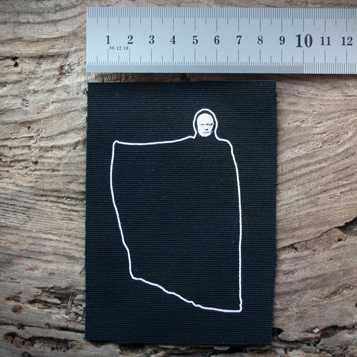 DEATH, Döden, seventh seal, sjunde inseglet - screen printed PATCH