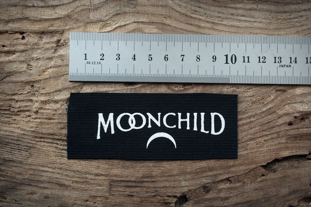 Moonchild - screen printed PATCH