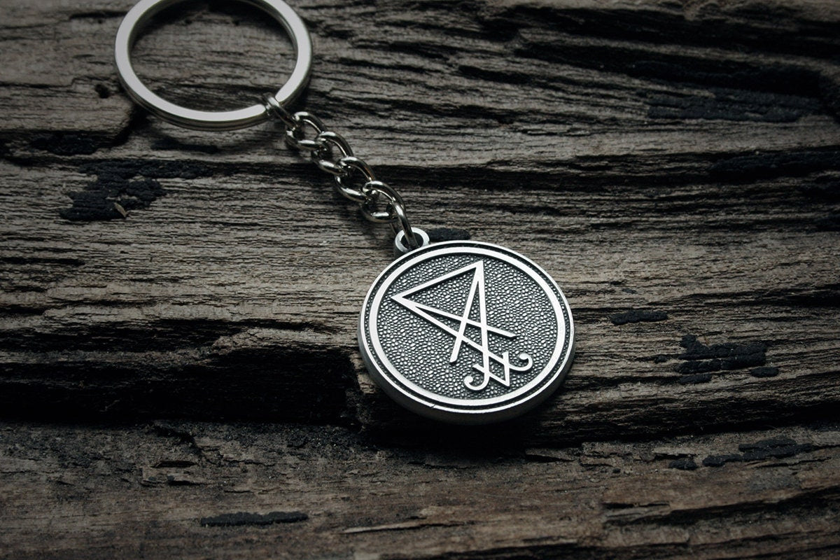 Lucifer seal, sigil of Lucifer - Keychain