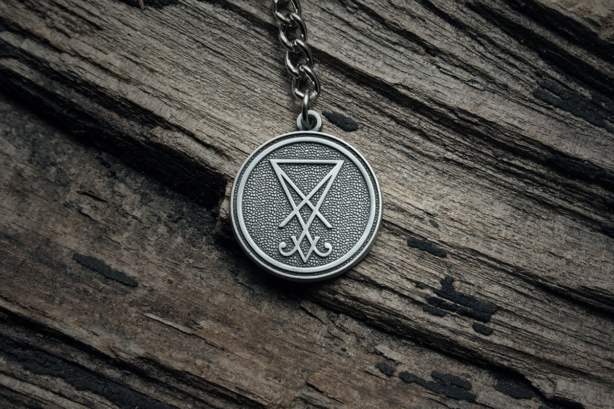 Lucifer seal, sigil of Lucifer - Keychain
