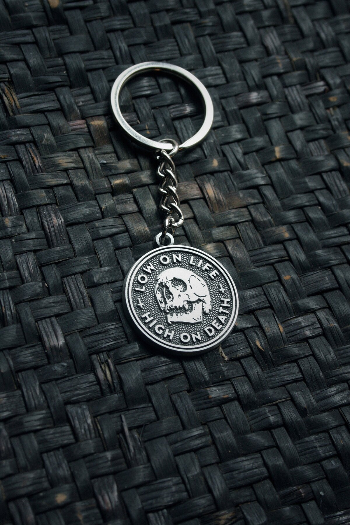 Low on life, high on death - Keychain