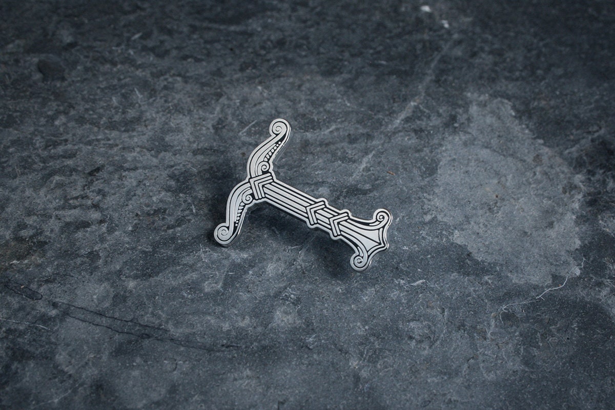 Irminsul, saxon pagan sacred pillar, cosmic tree - PIN