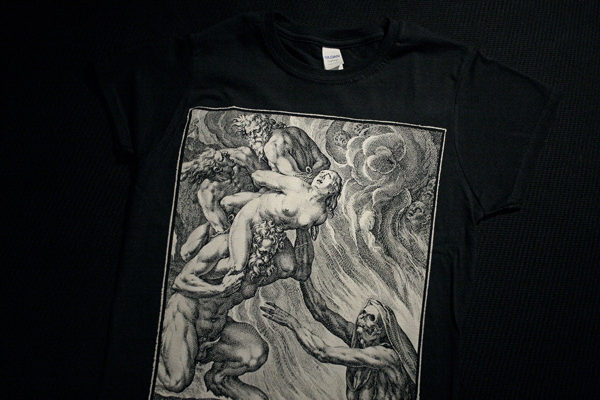 Hell by Johannes Sadeler (1590) - T-shirt Female fitted