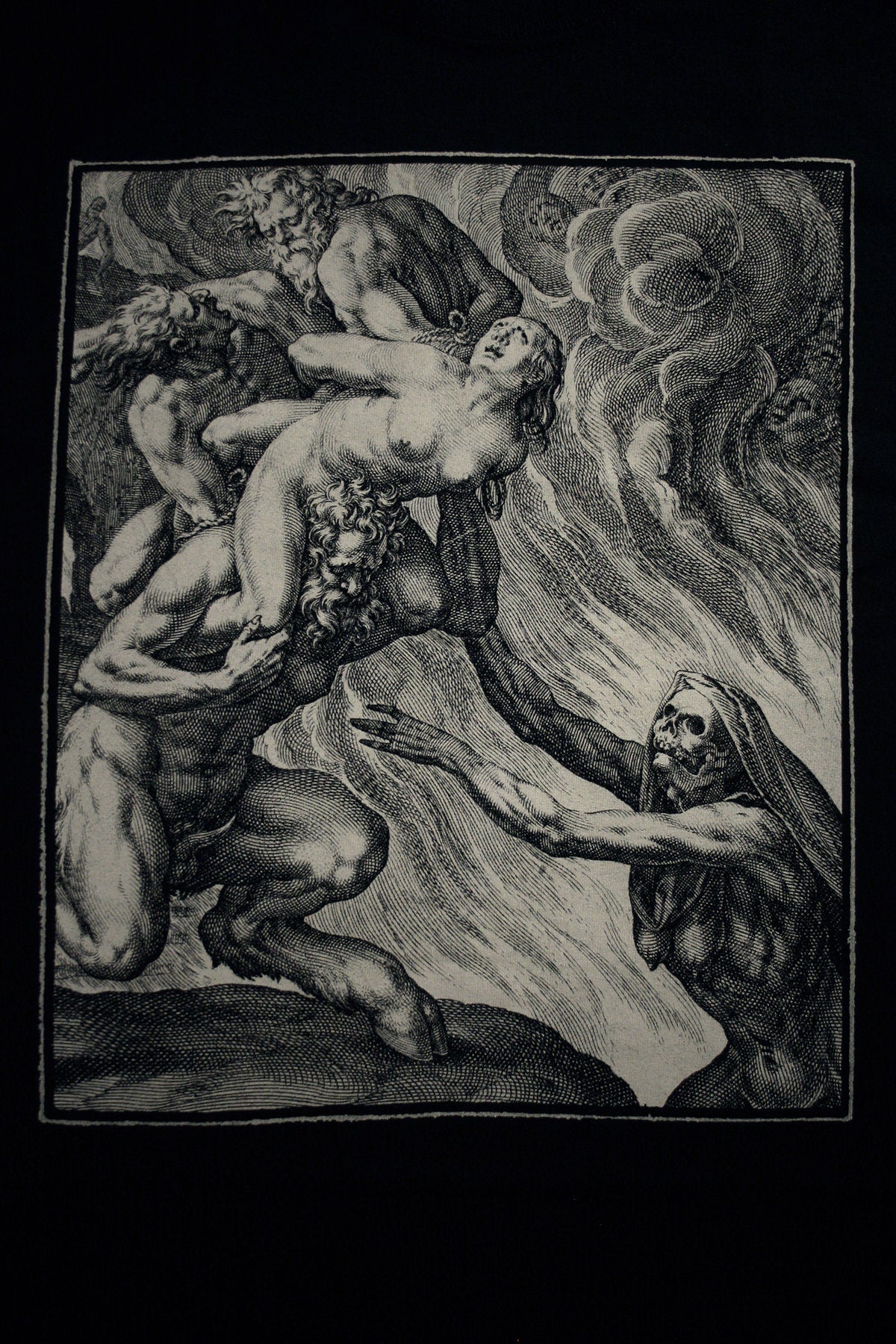 Hell by Johannes Sadeler (1590) - T-shirt Female fitted