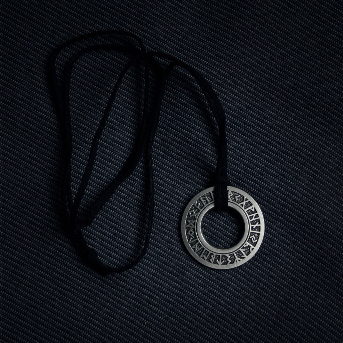 Elder futhark rune disc - NECKLACE