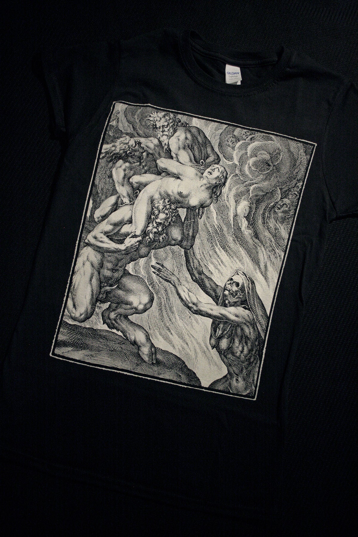 Hell by Johannes Sadeler (1590) - T-shirt Female fitted