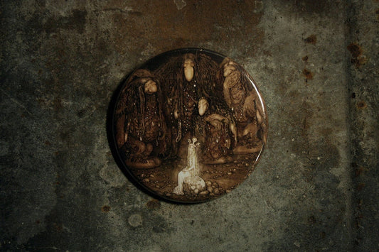 The princess and troll brothers by John Bauer - Fridge magnet