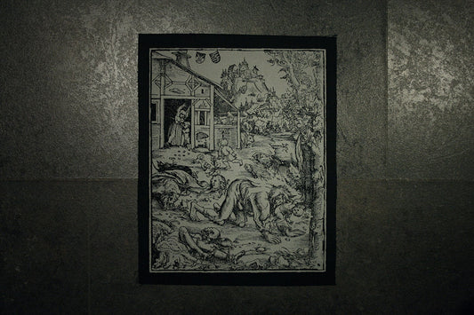 Werewolf attack, by Lucas Cranach der Ältere (1512) - BACK PATCH
