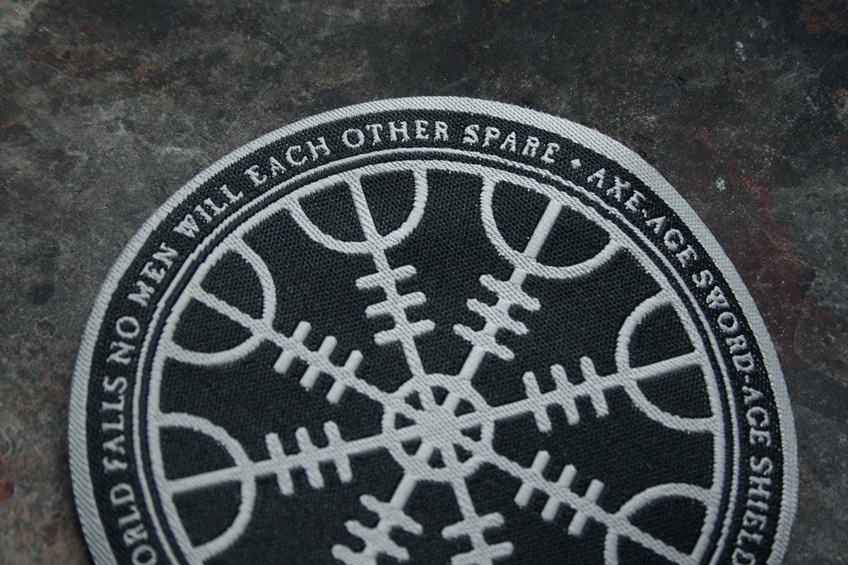 Aegishjalmur with text - PATCH