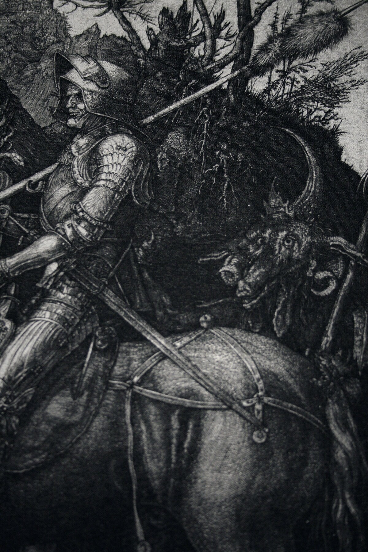 Knight, Death and the Devil by Albrecht Dürer - T-shirt female fitted