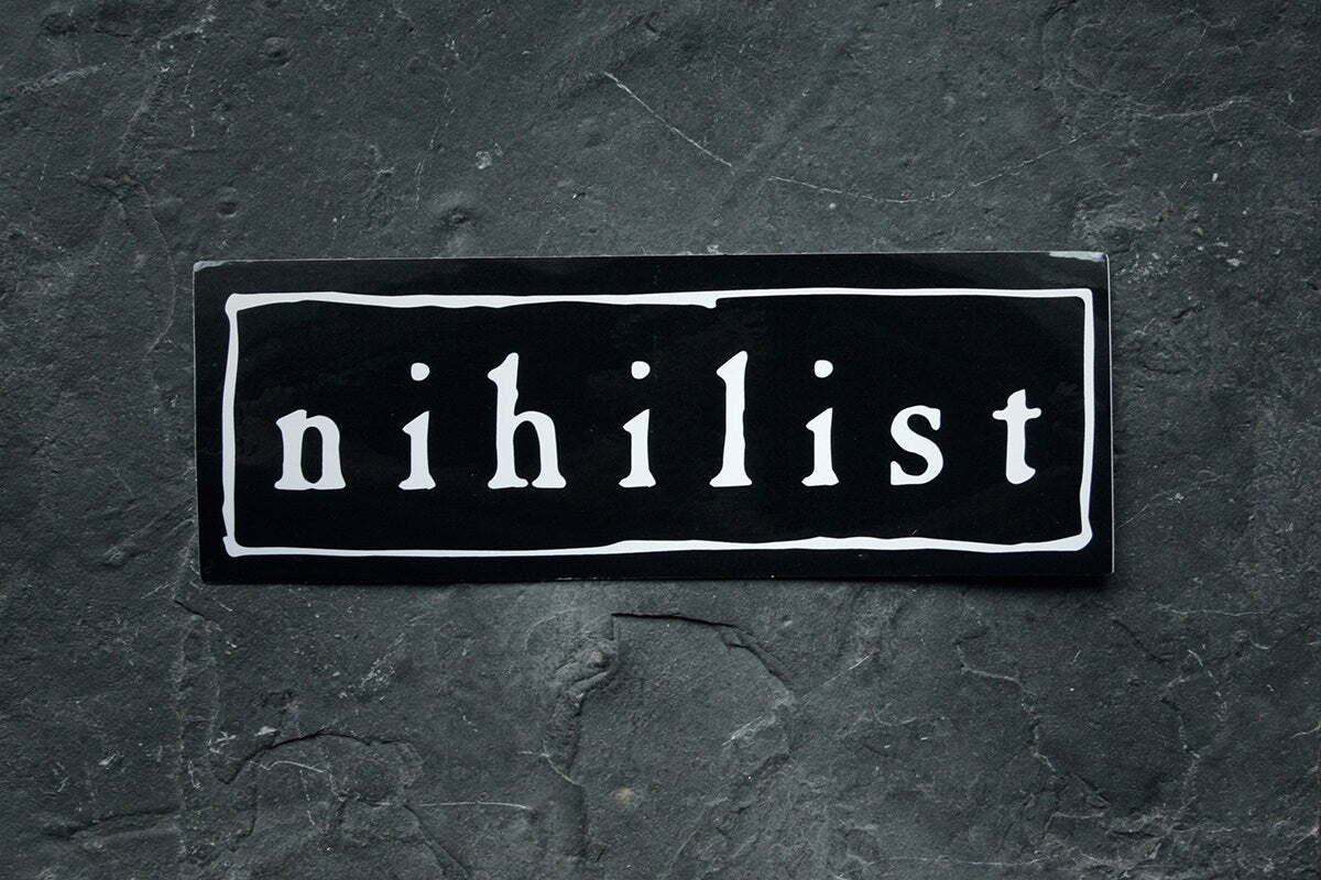 Nihilist - vinyl STICKER