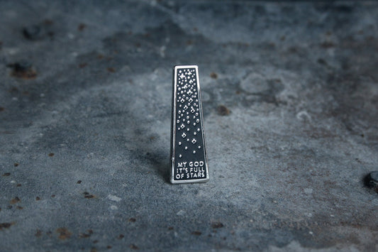 My god it's full of stars, black obelisk - PIN