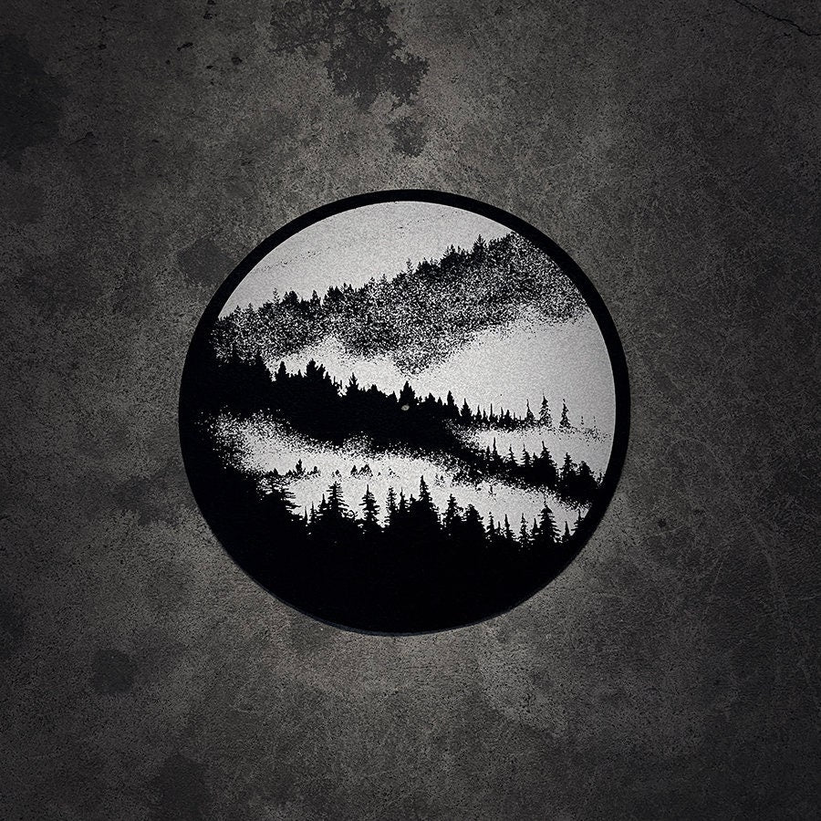 Dark forest, viking forest - TURNTABLE SLIPMAT
