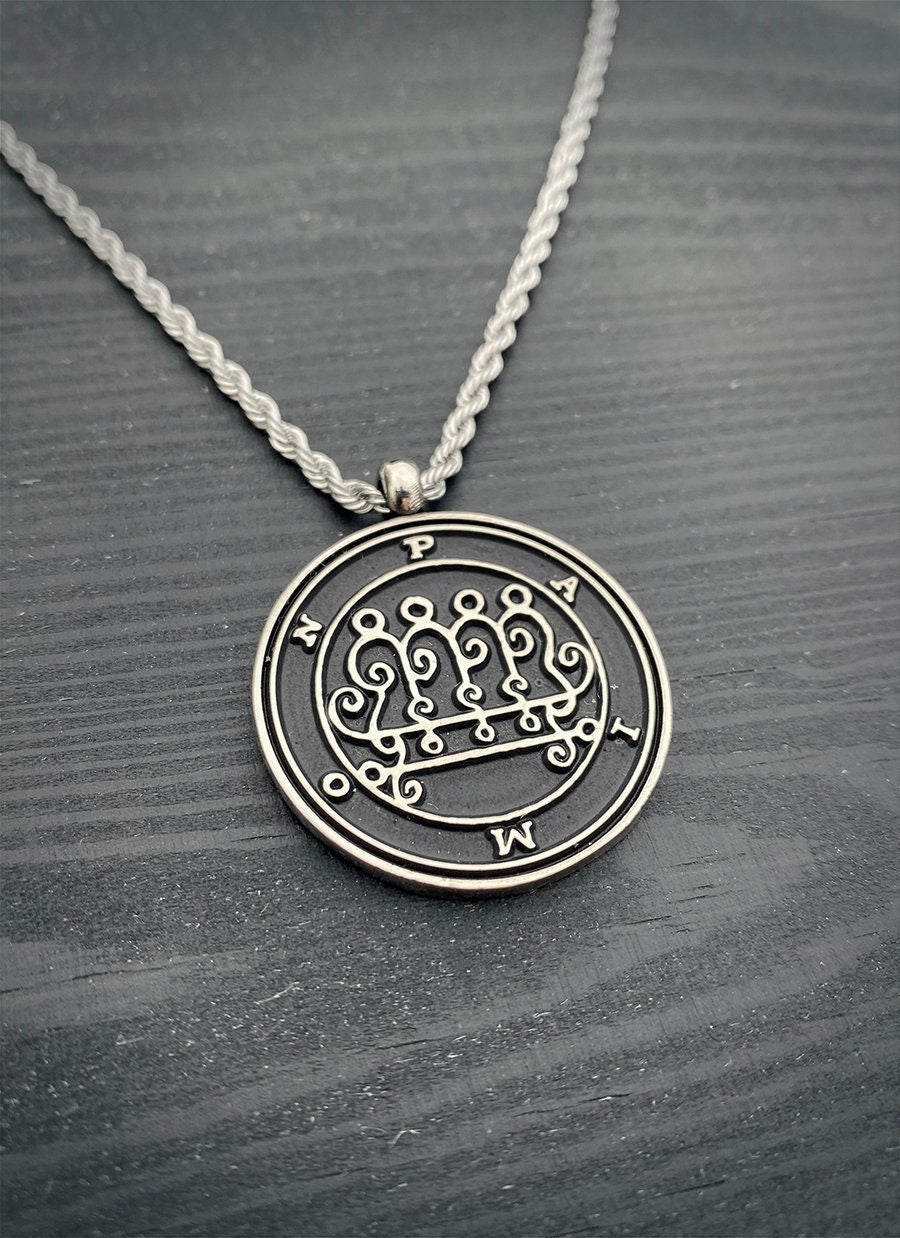 Paimon, demon Ars Goetia, demon sigil, Paimoin seal - NECKLACE