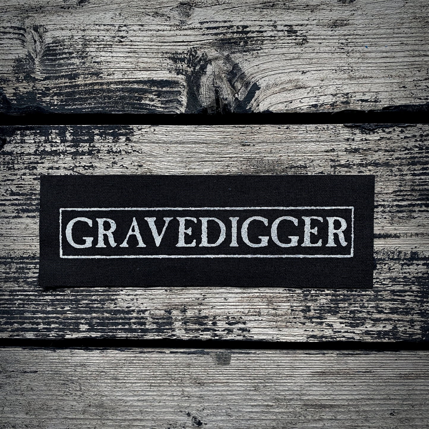 Gravedigger - screen printed PATCH