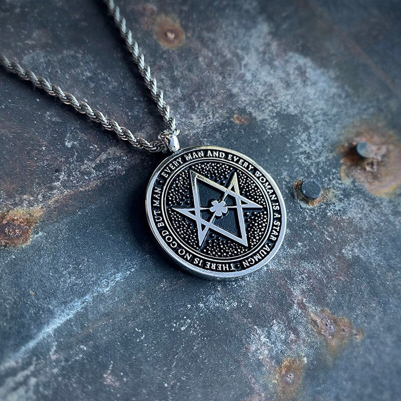 Hexagram Thelema, Crowley - NECKLACE