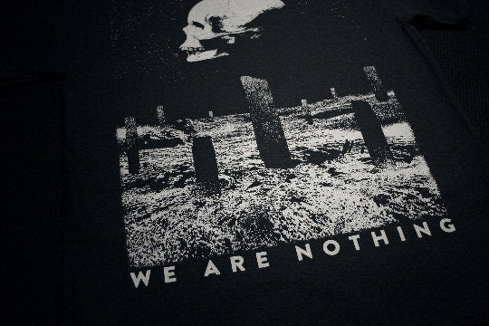 We are nothing, skull and endless universe - T-shirt female fitted