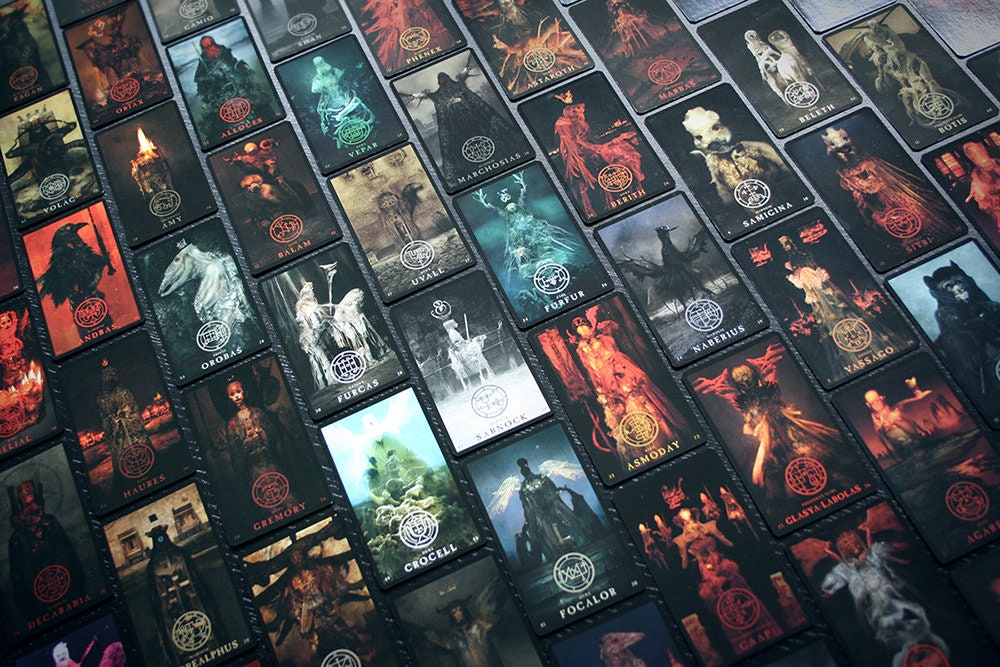 Ars Goetia Demons Cards by TORVENIUS - CARD DECK (limited edition)