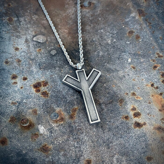 Algiz, AlgiR, elder futhark rune - NECKLACE