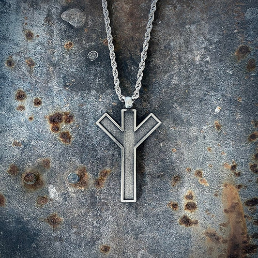 Algiz, AlgiR, elder futhark rune - NECKLACE