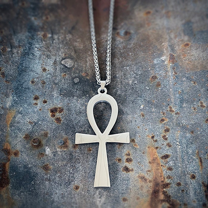 Ankh cross, oversized shiny version - NECKLACE
