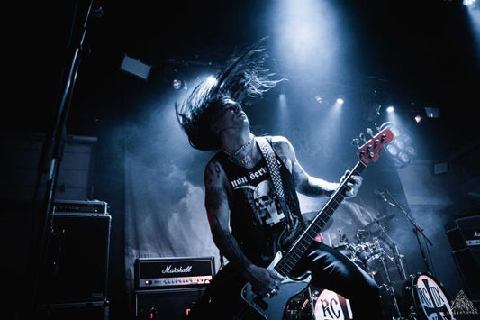 Non Serviam, horned goat cross with skull - T-shirt