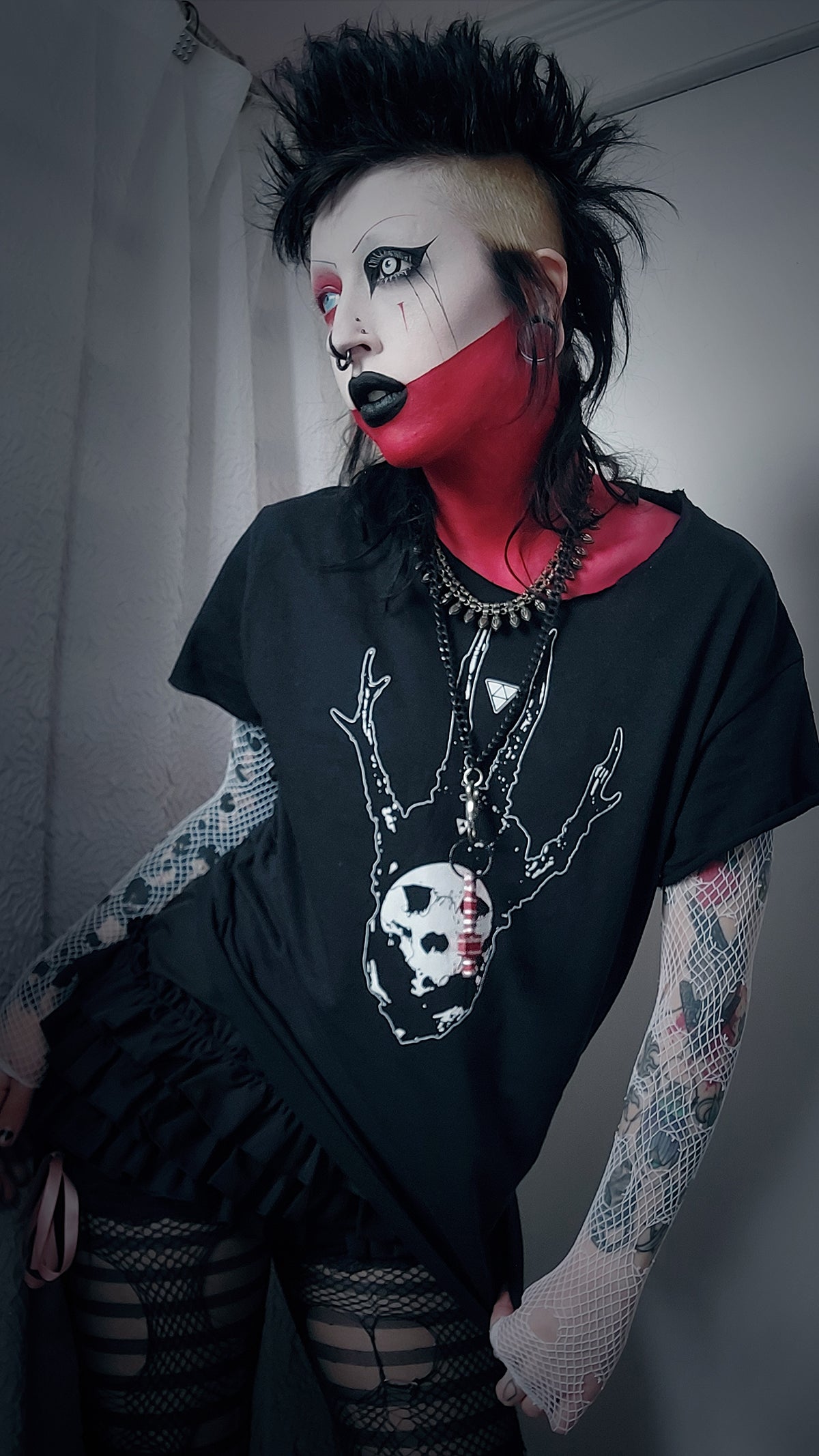 Horned king skull - T-shirt