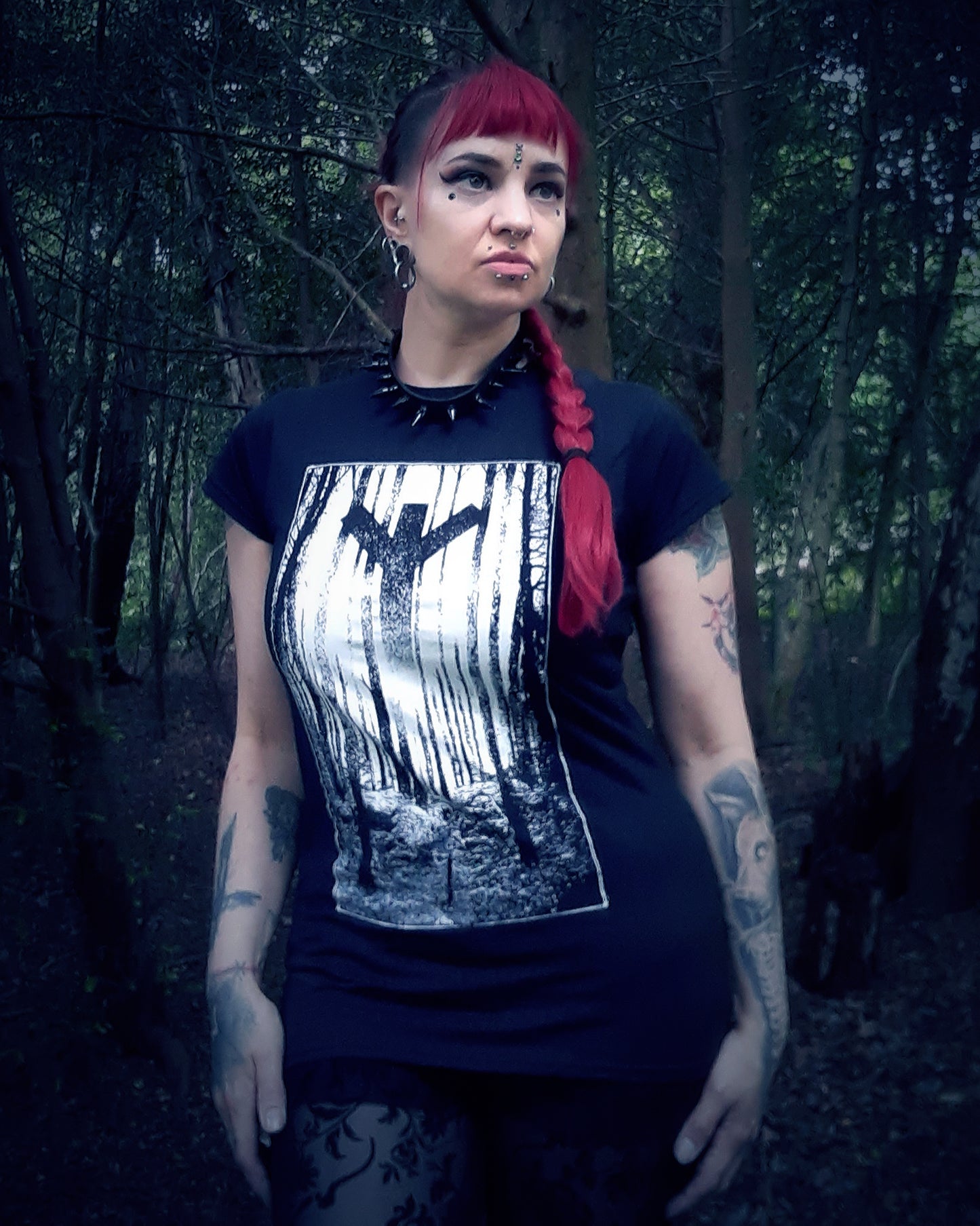 Algiz, AlgiR, rune tshirt - T-shirt female fitted