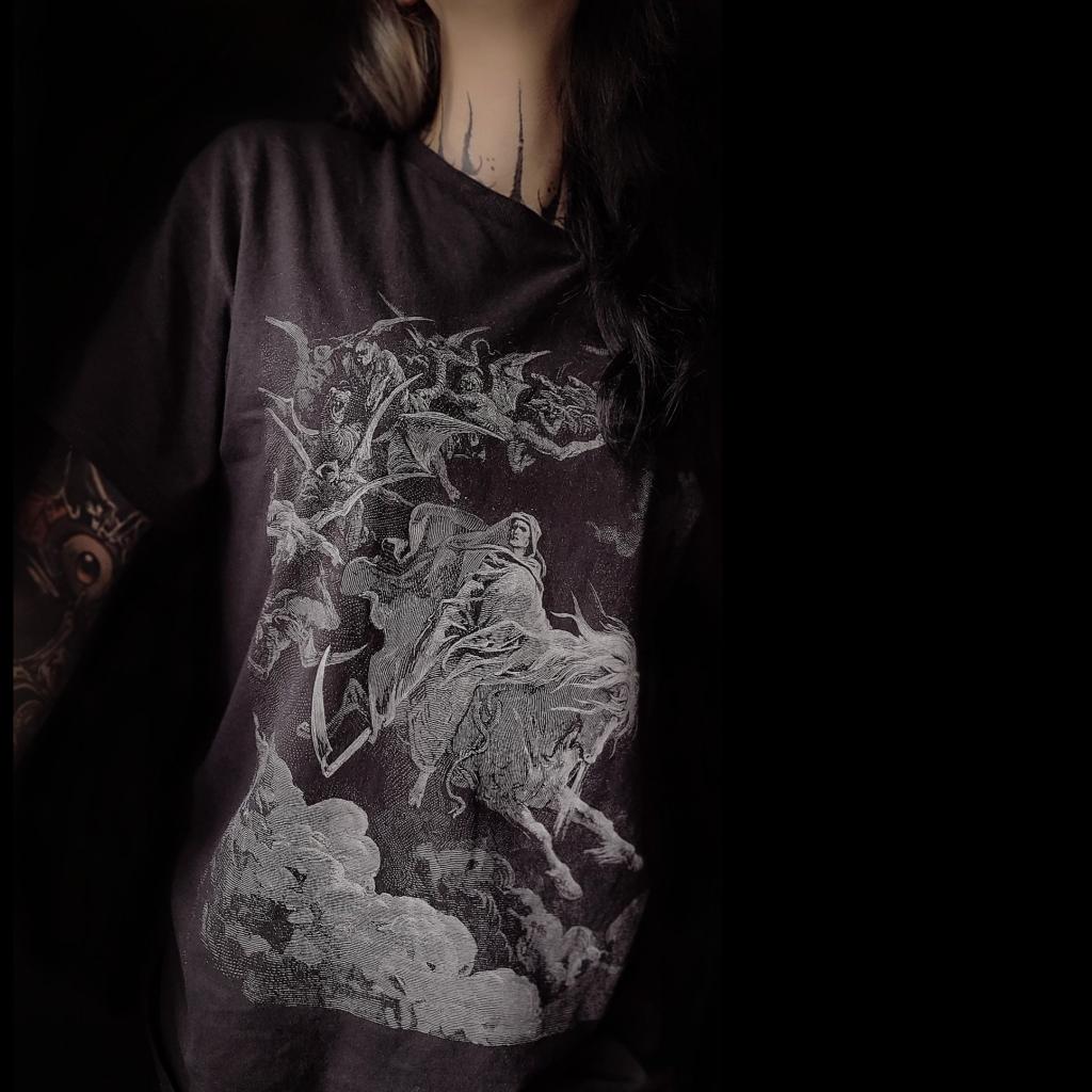 DEATH, Gustave Dore illustration - T-shirt