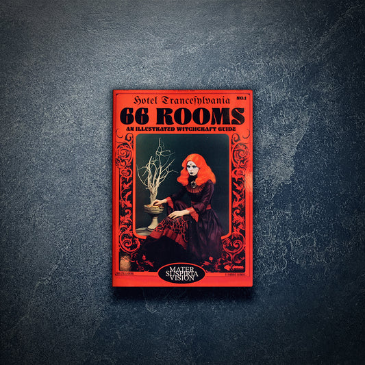 66 ROOMS NO 1, cover art version A, A Mater Suspiria Vision Witchcraft Magazine + CDR - MAGAZINES / FANZINES / BOOK