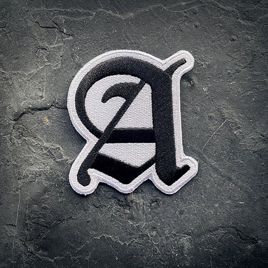 A alphabet patch, the letter "A" Old English - PATCH