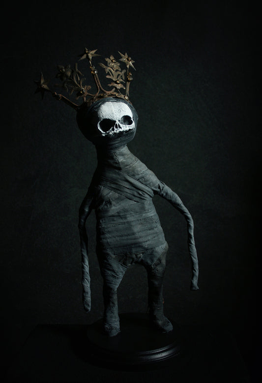 Sculpture "Queen Nether" - mixed media sculpture