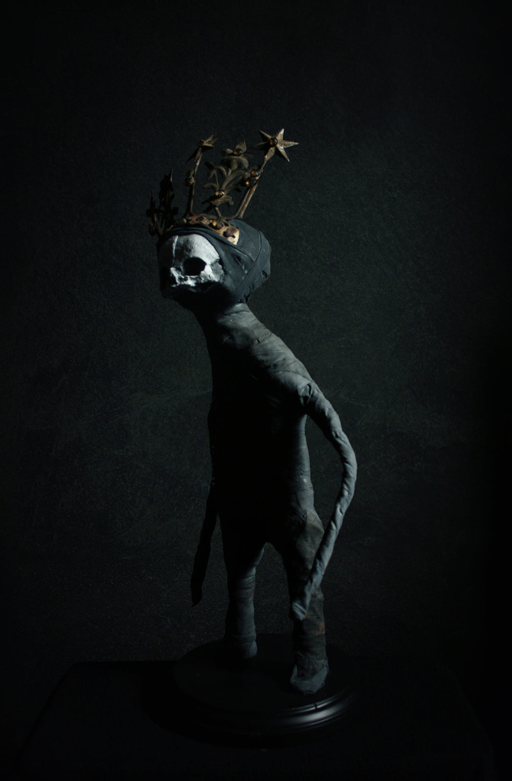 Sculpture "Queen Nether" - mixed media sculpture
