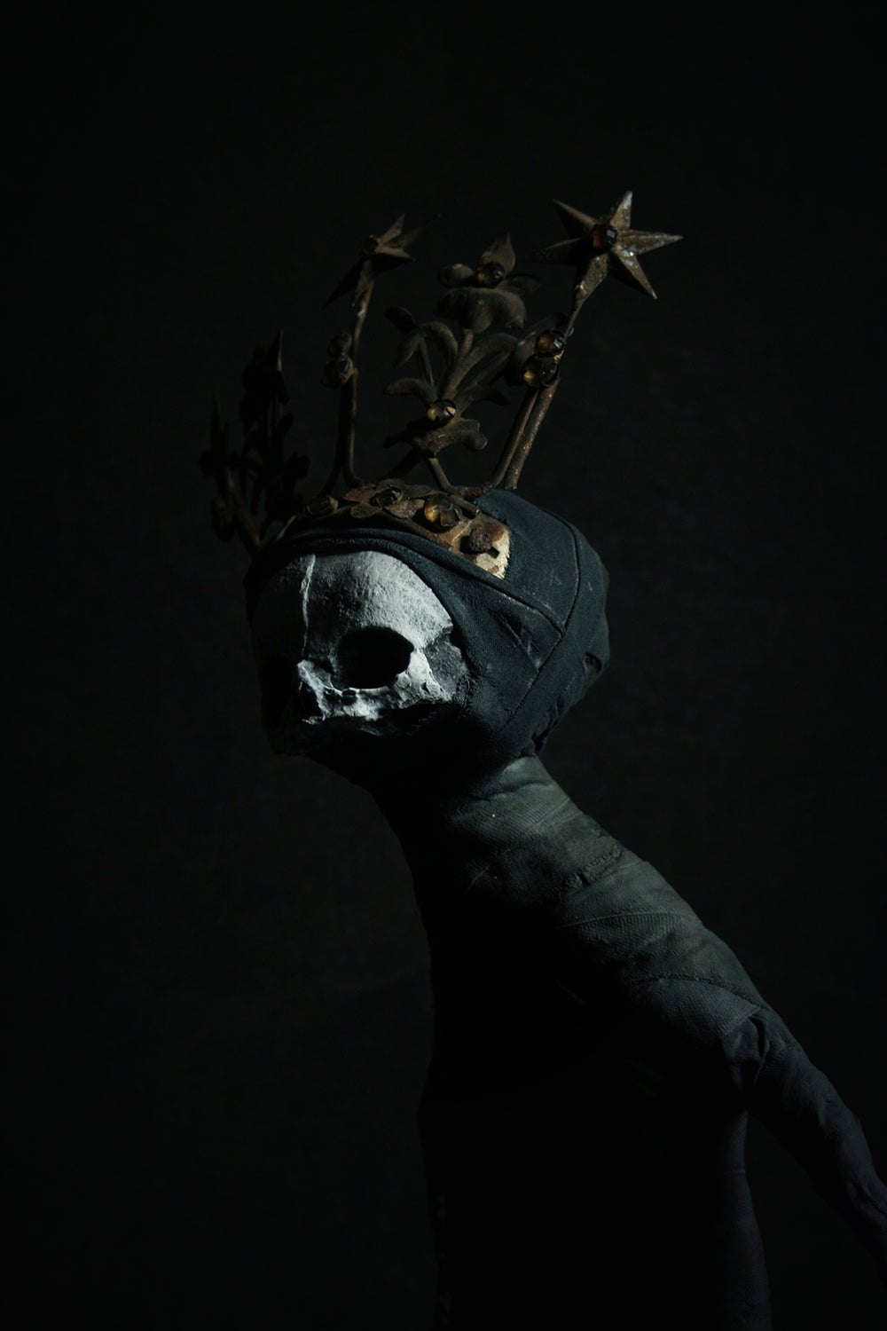 Sculpture "Queen Nether" - mixed media sculpture