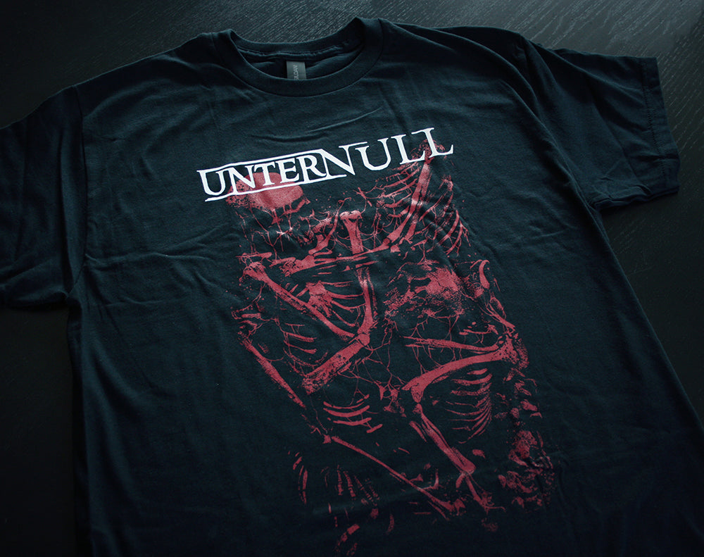 Unter Null "Skeletons", official merchandise - T-shirt