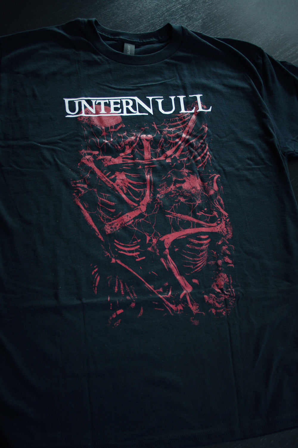 Unter Null "Skeletons", official merchandise - T-shirt