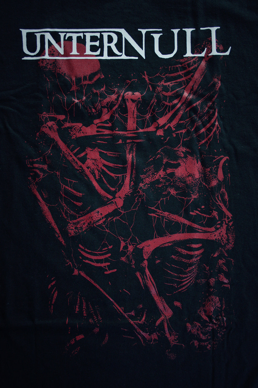 Unter Null "Skeletons", official merchandise - T-shirt