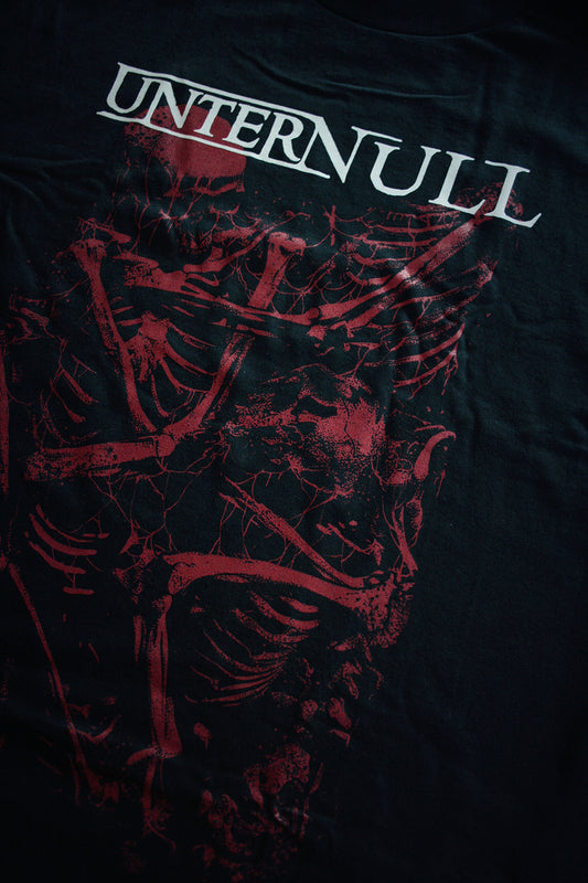 Unter Null "Skeletons", official merchandise - T-shirt