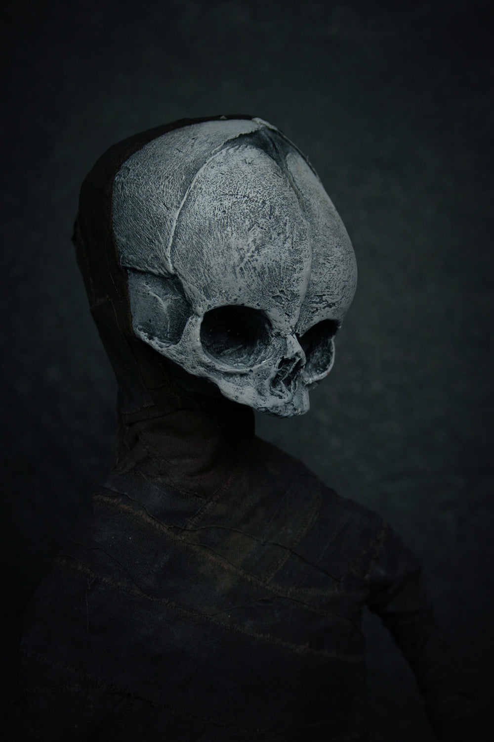 Sculpture "Luci the cup-holder" - mixed media sculpture