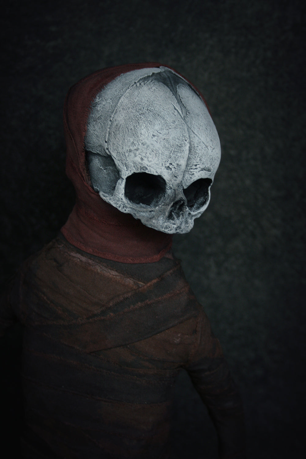 Sculpture "Lost boy Sommer" - mixed media sculpture