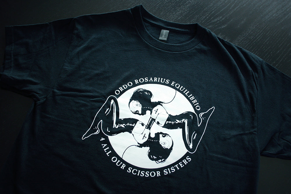 Ordo Rosarius Equilibrio "4 all our scissor sisters", official merchandise - T-shirt