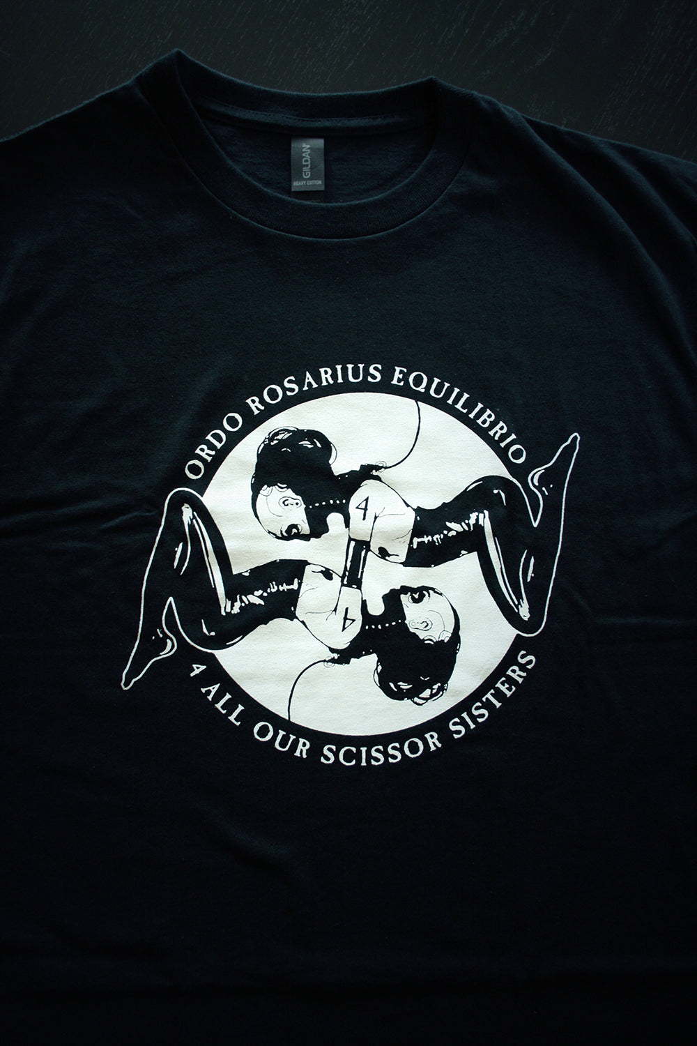 Ordo Rosarius Equilibrio "4 all our scissor sisters", official merchandise - T-shirt